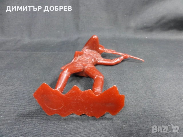 СТАРА РЕТРО СОЦ СССР ПЛАСТМАСОВА ФИГУРКА РУСКИ ВОЙНИК ВСВ, снимка 5 - Колекции - 52712199