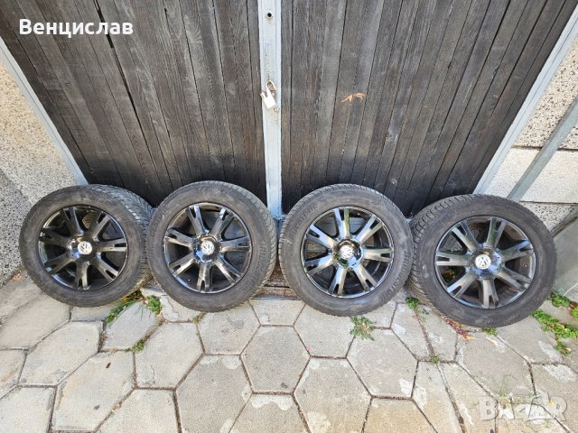 Зимни гуми Bridgestone Blizzak 255/55/18 и 18-ки джанти 5Х130 DOT1921, снимка 1 - Гуми и джанти - 42519647