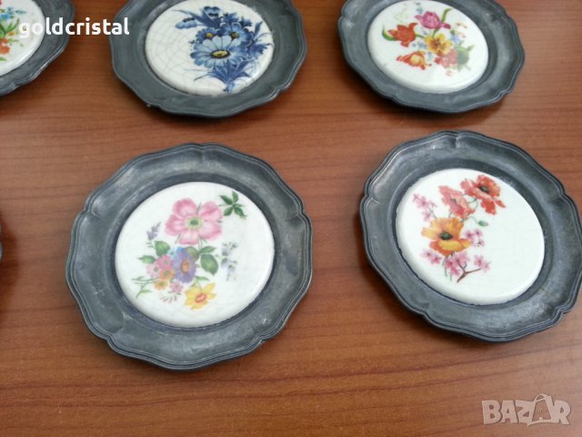 чинийки за стена подложки , снимка 7 - Антикварни и старинни предмети - 36680406