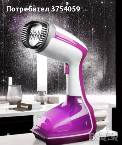 Уред за вертикално гладене с пара Voltz, 1000W, 280 мл., Бял с лилаво, снимка 4 - Ютии - 53079181