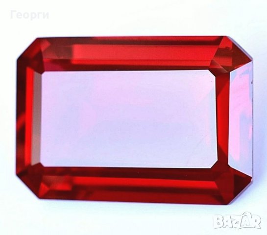 Голям естествен кърваво червен Рубин Сертифициран безупречен камък, снимка 2 - Колекции - 36876312