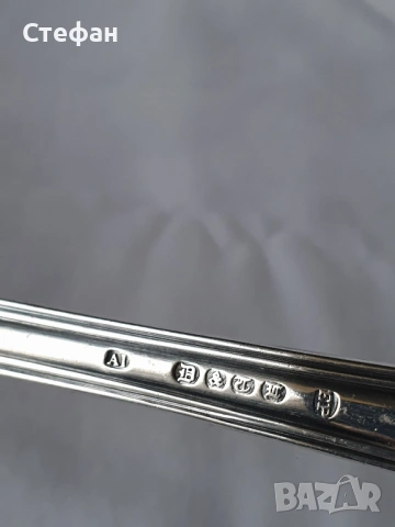 Огромна посребрена лъжица, снимка 7 - Антикварни и старинни предмети - 53181329