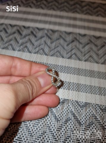 Сребърни пръстени+подаръчна торбичка, снимка 4 - Пръстени - 28854960