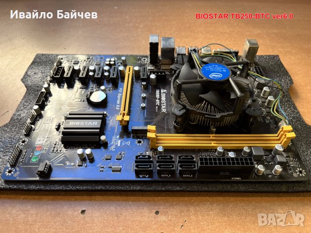 BIOSTAR TB250-BTC ver6.0 for mining, снимка 2 - Дънни платки - 38309092
