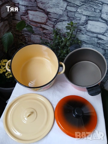Емайлирана посуда от соца , снимка 10 - Съдове за готвене - 53992662