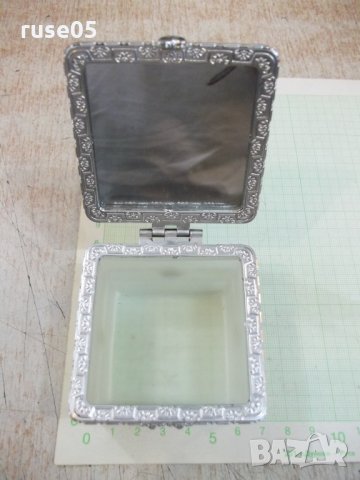 Кутия стъклена с капак и огледало, снимка 4 - Други ценни предмети - 29442171