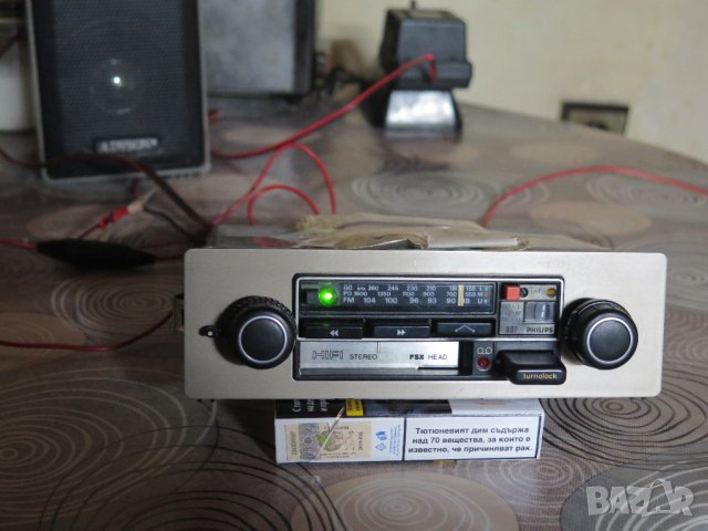 Vintage  Philips 887 Car Stereo-1978г,радиокасетофон за кола, снимка 1 - Радиокасетофони, транзистори - 35070989