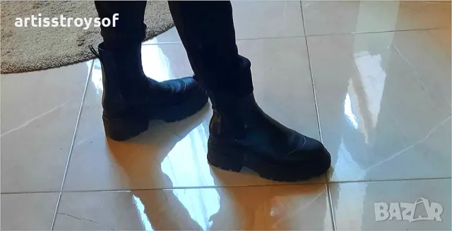 Musette, боти естествена кожа, номер 38, снимка 6 - Дамски боти - 48931803