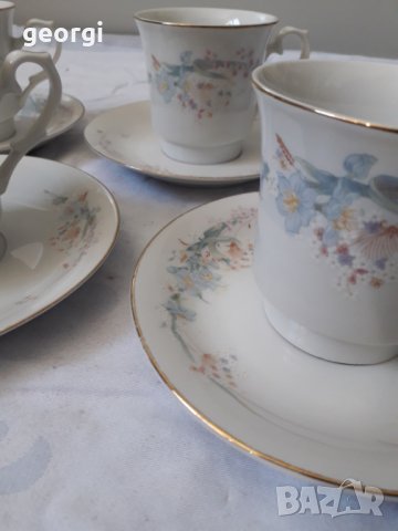 Китайски порцелан сервиз за кафе  15/4, снимка 3 - Сервизи - 31481274