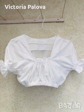 Модерна блуза-къс топ