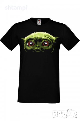 Мъжка тениска Star Wars Yoda 2,Междузвездни войни,Филм,Изненада,Подарък,Повод, снимка 2 - Тениски - 37717787