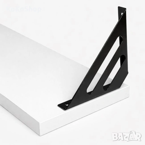 Бял рафт 60 х 20 см. - стенен рафт, етажерка, снимка 4 - Етажерки - 54247821