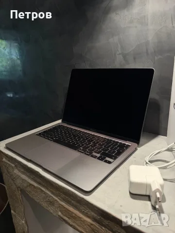КАТО НОВ Macbook Air M1 2020 13.3 inch  256 GB, снимка 6 - Лаптопи за дома - 56166580