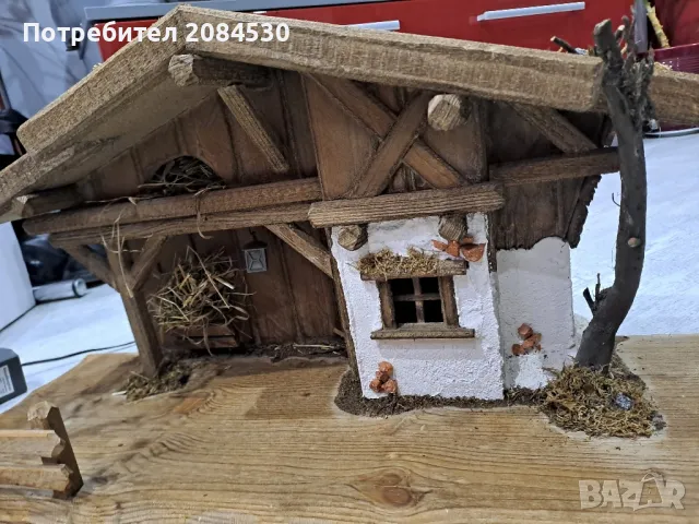 Декоративна дървена и светеща къща, снимка 5 - Декорация за дома - 48694190