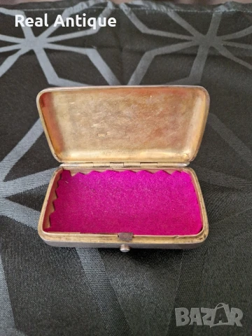 Рядка уникална антикварна руска сребърна кутийка за тютюн с ниело , снимка 8 - Антикварни и старинни предмети - 50446342