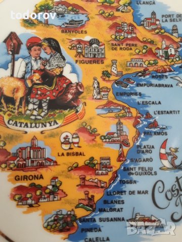 Порцеланова чинийка Испания, снимка 2 - Антикварни и старинни предмети - 40383439