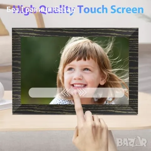 Нова цифрова WiFi Фото Рамка 10.1" с Тъч Екран и 32GB Памет за снимки, снимка 4 - Друга електроника - 50034259