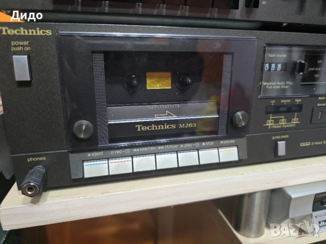 Technics M263 профилактиран, снимка 4 - Декове - 52296631