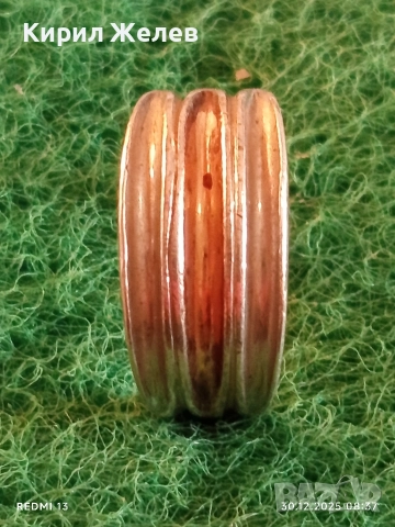 Красив сребърен пръстен висока проба сребро майсторска изработка 44192, снимка 3 - Пръстени - 52933281