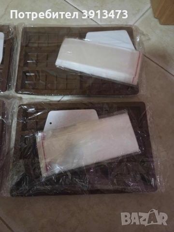 4 броя SASMOIYUG Силиконова форма за шоколад за 10лв, снимка 2 - Форми - 52189808