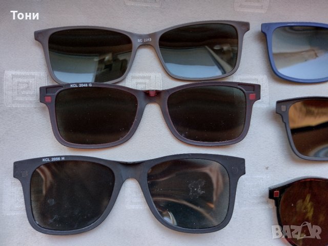 Магнитен клипс / слюда за очила с диоптър / диоптрични рамки, снимка 10 - Слънчеви и диоптрични очила - 35208286