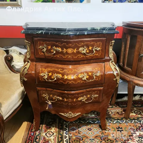 Луксозен комод Луи ХV , снимка 5 - Скринове - 36603443