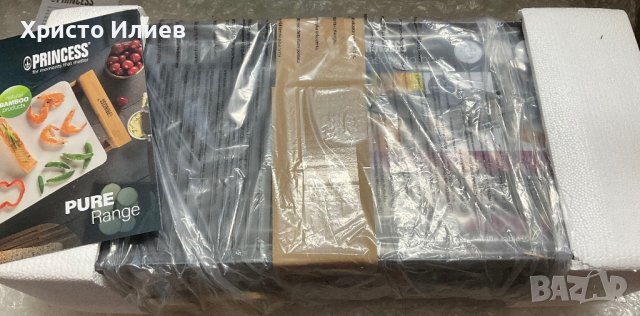 Princess грил раклет скара барбекю с бамбукова рамка и 8 тигана 1200 W, снимка 14 - Скари - 39950157