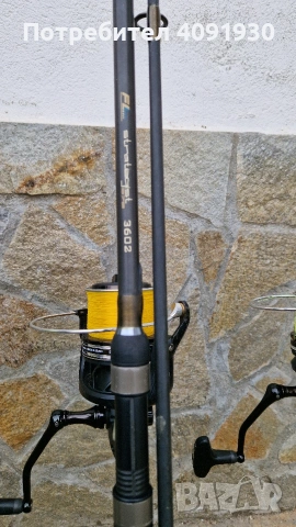 Комплект прътове с макари плюс калъф , снимка 8 - Въдици - 53955885