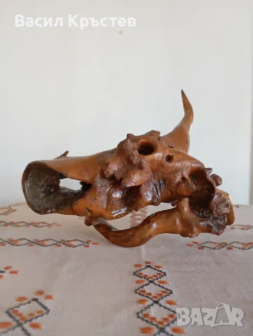 Авторска скулптура, Абстрактна пластика от дърво - 2 бр., ръчна изработка 1987 г., уникати, снимка 7 - Антикварни и старинни предмети - 47720845