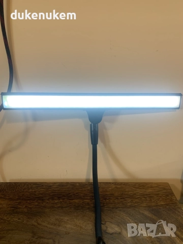 LED Настолна лампа, 40 см 12 W, димируема, скоба за захващане, 5 нива, 5 цвята, снимка 10 - Настолни лампи - 52610955