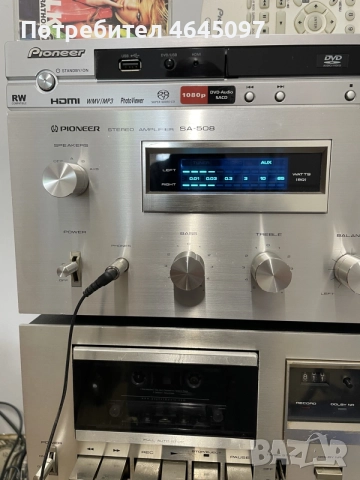 Pioneer sa 508 + Ct f 600+Dv 600av, снимка 6 - Ресийвъри, усилватели, смесителни пултове - 55787468
