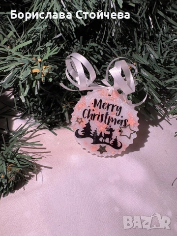Персонализирана коледна играчка за елха , снимка 8 - Коледни подаръци - 52307611