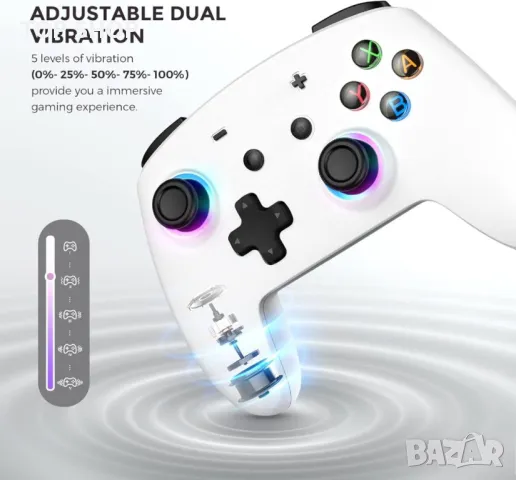 Контролер ECHTPower за Nintendo Switch Pro Безжичен контролер за Switch OLED с бутон SYNC,SP02, снимка 6 - Аксесоари - 49157112