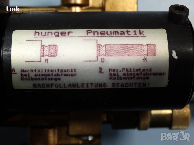 Пневмо-хидравличен амортисьор hunger Pneumatik, снимка 8 - Резервни части за машини - 29531739