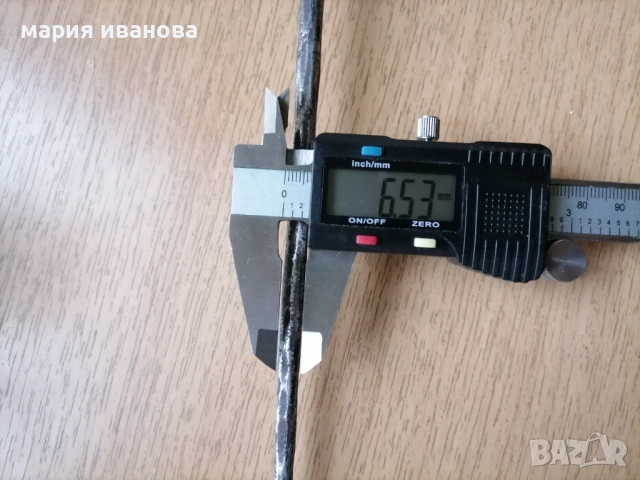 Старо ковано острие шиш шпага с дръжка от рог с тайник и корона, снимка 12 - Антикварни и старинни предмети - 53301078