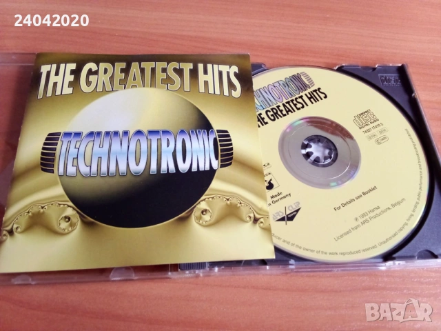 Technotronic – The Greatest Hits оригинален диск