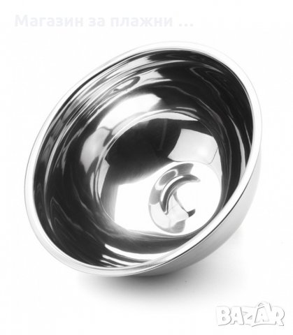 МЕТАЛНИ КУПИ ЗА РАЗБЪРКВАНЕ СЪС СИЛИКОНОВО ДЪНО - код  3155, снимка 13 - Съдове за готвене - 34127935