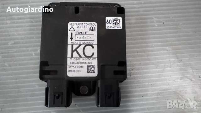 Airbag модул / сензор / датчик зa Ford Fiesta - 6S6T14B056 / 5WK43586 / 6593637660, снимка 2 - Части - 51358502