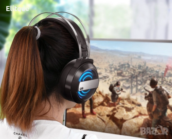 USB слушалки за игри с 4D стерео звук MC Q9 - EP12, снимка 6 - Друга електроника - 52819294