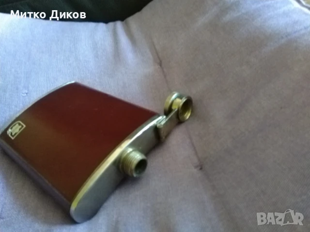 Павур флашка 6 юза-1 юз е около 30млл-облицовка естествена кожа, снимка 6 - Екипировка - 51080226