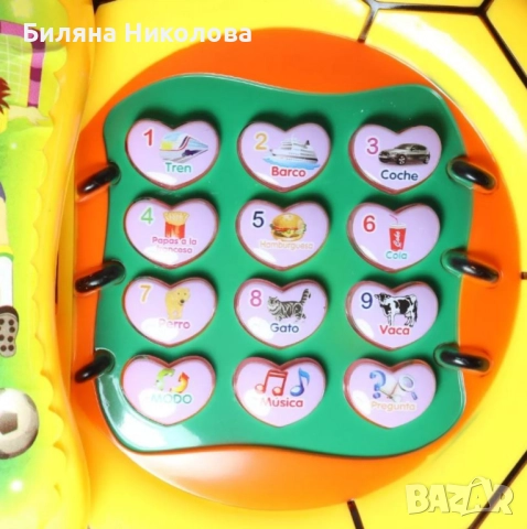 Телефон играчка  със светлина и звук, снимка 4 - Музикални играчки - 52621202