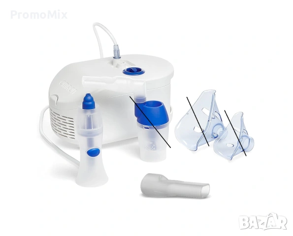 Компресорен инхалатор Omron X102 Total Небулизатор пулверизатор назален душ, снимка 5 - Други - 53165626