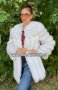 Дамско елегантно палто от лисица код 93, снимка 1 - Палта, манта - 33924419