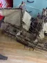 голям стар макет на кораб, снимка 3