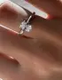 Оригинален Tiffany & Co. платинен годежен пръстен с диамант 0.53 ct – G / VS2, снимка 3