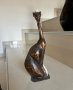 Дървен жираф статуетка, снимка 1 - Декорация за дома - 42405238