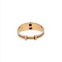 Златен дамски пръстен 4,24гр. размер:57 18кр. проба:750 модел:19559-1, снимка 3
