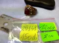 Старинен ОСМАНСКИ СРЕБЪРЕН ПРЪСТЕН СРЕБРО ВИСОКА ПРОБА с ШЛИФОВАН КАРНЕОЛ и МЕДЕН ОБКОВ 29148, снимка 6