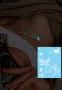 Пеперуди светещ флуоресцентен неонов лист временна татуировка татос татус Tattoo, снимка 1