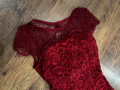 Червена официална рокля , снимка 1 - Рокли - 44586041